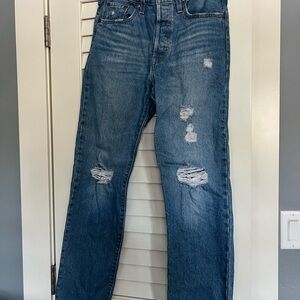 Levi’s 501 Distressed Jeans